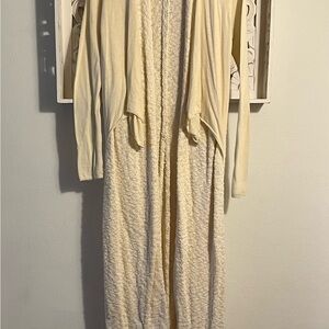 Elegant Cream Duster Sweater, large